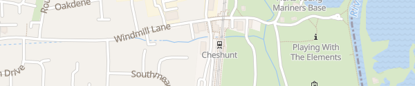 Karte Cheshunt Station Car Park Cheshunt