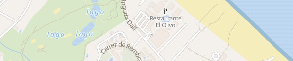 Karte Hotel Oliva Nova Golf Oliva