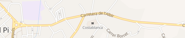 Karte Costablanca Supermarkets L’Alfàs del Pi