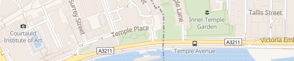 Karte Temple Place London