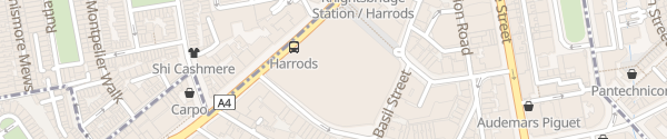 Karte Harrods London