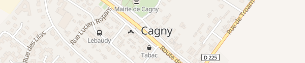 Karte Allée Saint-Germain Cagny