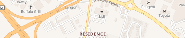 Karte Lidl Langon