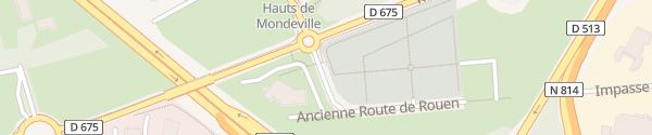 Karte Route de Rouen Mondeville