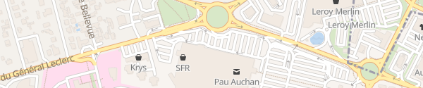 Karte Auchan Pau