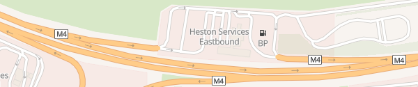 Karte Heston Services Eastbound Heston