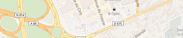 Karte Avenue du Fresne Bretteville-sur-Odon