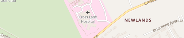 Karte Cross Lane Hospital Scarborough