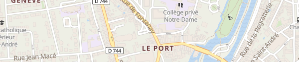 Karte Rue de Fontenay Niort