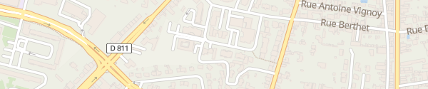 Karte Rue des Prés Faucher Niort