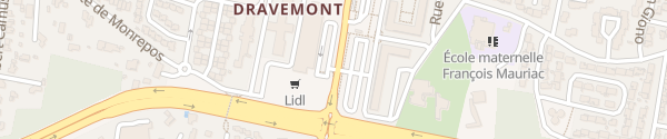 Karte Lidl Avenue Salvador Allende Floirac