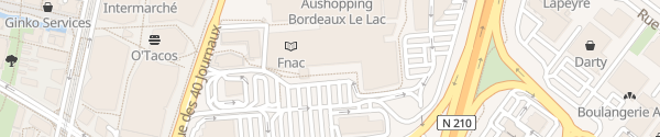 Karte Auchan Bordeaux