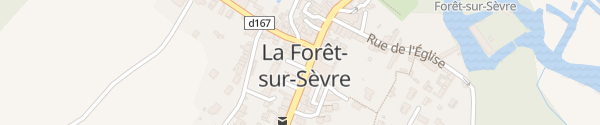 Karte Place Georges Clémenceau La Forêt-sur-Sèvre