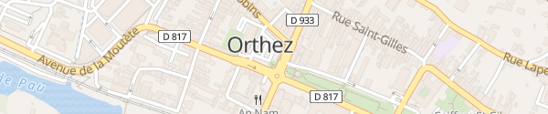 Karte Mairie Orthez