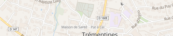 Karte Rue du Souvenir Trémentines