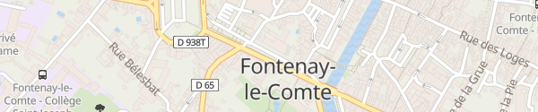 Karte Rue Georges Clemenceau Fontenay-le-Comte