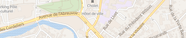 Karte Rue de l'Hôtel de ville Cholet