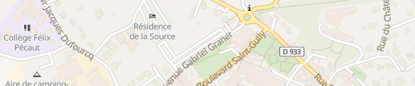 Karte Parking Avenue Gabriel Graner Salies-de-Béarn