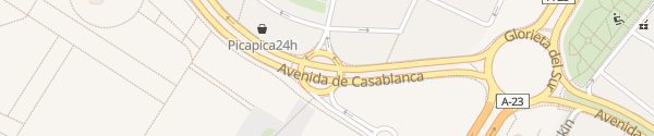 Karte Repsol Tankstelle Zaragoza