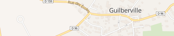 Karte Rue du Saussey Guilberville