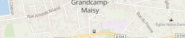 Karte Mairie Grandcamp-Maisy