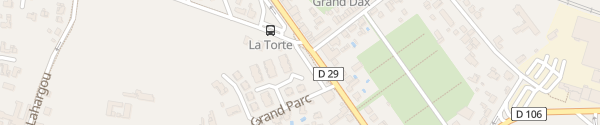 Karte Rue Joseph de Laurens Dax