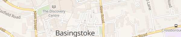Karte Central Short Stay Car Park Basingstoke