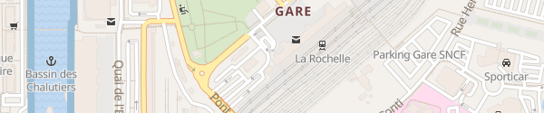 Karte Gare de La Rochelle La Rochelle