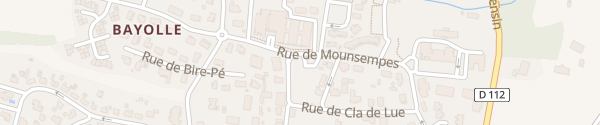 Karte Rue de Mounsempes Saint-Vincent-de-Tyrosse