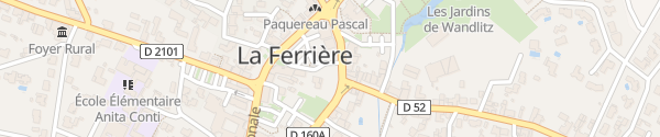 Karte Rue du Bout de ville La Ferrière