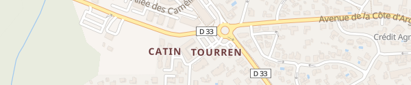 Karte Centre Tourren Saint-Vincent-de-Tyrosse