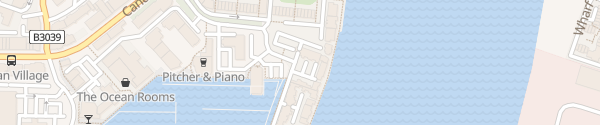 Karte Ocean Village Marina Southampton