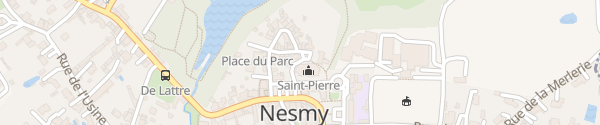 Karte Place de l'Église Nesmy