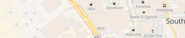 Karte IKEA Southampton