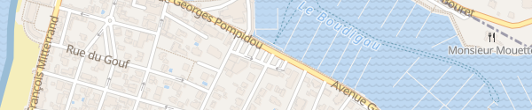 Karte Avenue Georges Pompidou Capbreton
