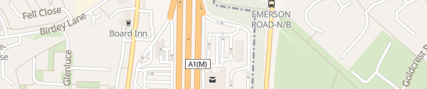 Karte Supercharger Moto Washington Southbound Portobello