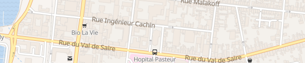 Karte Rue de l'Ingénieur Cachin Cherbourg-en-Cotentin