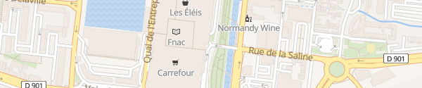 Karte Centre Commercial Les Eléis Cherbourg-Octeville