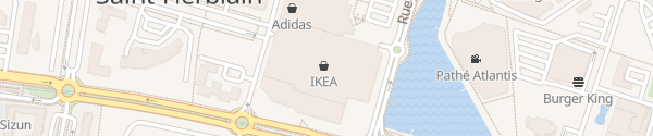 Karte IKEA Saint-Herblain