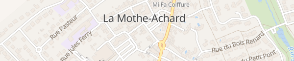 Karte Place de L Hôtel de ville La Mothe-Achard