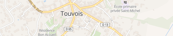 Karte Rue du Général Charette Touvois