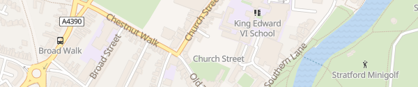 Karte Car Park Church Street Stratford-upon-Avon