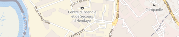 Karte Parking Rue de l‘Autoport Hendaye