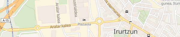 Karte Hotel Plazaola Irurtzun