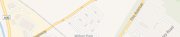 Karte Wilton Park & Ride Wilton