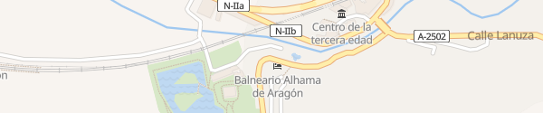 Karte Hotel Balneario Alhama de Aragón