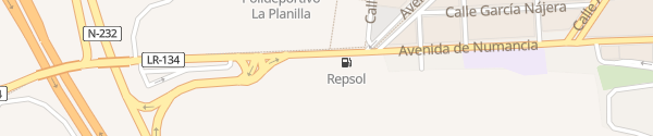 Karte Repsol Avenida Numancia Calahorra