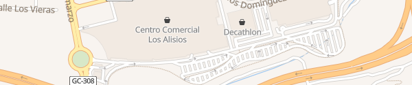 Karte Centro Comercial Los Alisios Las Palmas de Gran Canaria