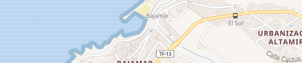 Karte Avenida Gran Poder Bajamar