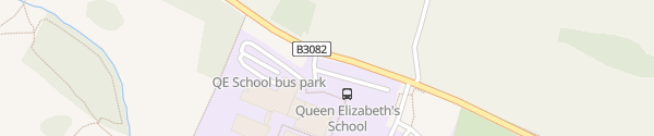 Karte Queen Elizabeth's School Wimborne